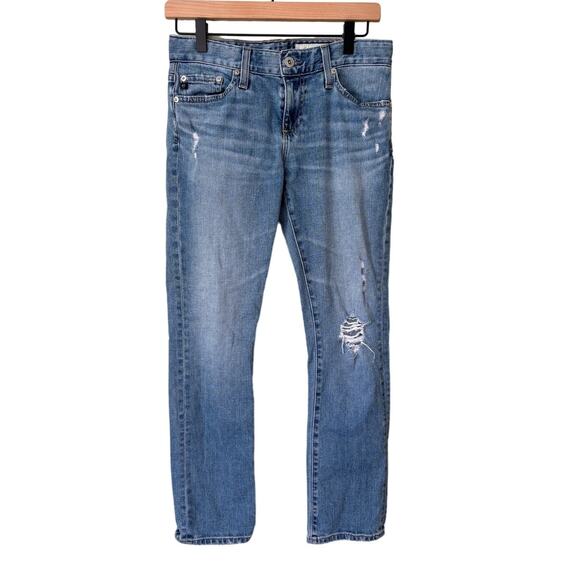 AG Adriano Goldschmeid Distressed Ankle Jeans 25 R - Picture 1 of 9